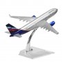 Еърбъс 330 самолет модел макет Аерофлот метален A330 Русия, снимка 4
