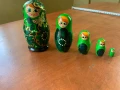 МАТРЬОШКА МАТРЬОШКИ КУКЛА ДЪРВО СТАРИННА-5 БРОЯ, снимка 1