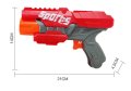 Детска играчка пистолет с леки и меки патрони, снимка 2