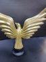 Златен орел с разперени крила висококачествен полирезин , снимка 6
