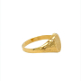 Златен дамски пръстен 1,44гр. размер:56 18кр. проба:750 модел:22910-5, снимка 3