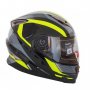 Каска за Мотор 999-3 Сиво /Жълто 181596-999-3 BLD, снимка 1