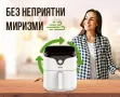Фритюрник AirFryer Voltz, 1400W, 3.5л., Горещ въздух, Таймер, до 200°С, Дигитален, подвижна скара, снимка 2