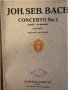 Bach, J.S. : Concerto N 1 a moll-la mineur
