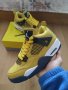 Nike Air Jordan Retro 4 Yellow Lightning Кецове Обувки Маратонки Нови Дамски Размер 39 Номер , снимка 2
