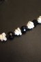 Ретро огърлица черен шпинел и бял оникс  НАМАЛЕНИЕ, снимка 4