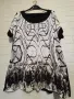 СТРАХОТНА ТУНИКА ЧЕРНО И БЯЛО 3XL, снимка 3