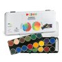 Акварелни бои Primo в метална кутия 24 цвята
