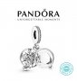 Талисман Pandora Пандора сребро 925 Star Dangle. Колекция Amélie, снимка 1 - Гривни - 39936959