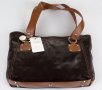 Дамска кожена кафява чанта Lattemiele , снимка 4