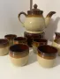 Vintage Glazed Ceramic Teapot, снимка 2
