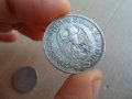 2 сребърни монети,5 РАЙХСМАРКИ/1936,2 ЛЕИ/1910, снимка 4