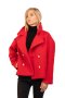Дамско Късо Палто Copenhagen - Червено, снимка 4