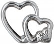  Настолно керамично декоративно релефно сърце, 19х5х16 см, снимка 2