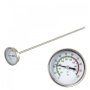 Метален термометър за течности и мляко, снимка 1