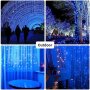 Нови Външни слънчеви светлини 3×3m 300LED с дистанционно управление Декорация, снимка 5
