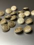 Луксозни златисти метални копчета, за зашиване, кръгли, диаметър: 20мм/2см, снимка 3