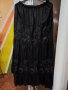 Черна пола на волани с ластик на талията. Размер: универсален., снимка 1 - Поли - 40527819