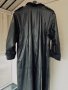 Дълъг черен кожен тренчкот,тренд, снимка 6