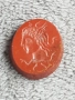 Камък карнеол гема Горгона Медуза  , снимка 1