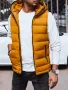 Ликвидация! Мъжка ватирана жилетка с качулка, 2цвята , снимка 2