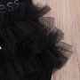 Бебешко памучно боди със сатенена панделка Малка черна рокля, снимка 5