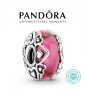 Намаление -20%! Талисман Pandora Пандора сребро 925 Purple Love Murano. Колекция Amélie