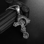 Медальон кръст със змей, снимка 1 - Колиета, медальони, синджири - 39446847