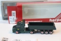 HERPA H0 1/87 SCANIA  КАМИОН МОДЕЛ САМОСВАЛ ГОНДОЛА, снимка 10