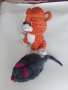 Тигърче и мишка - меки играчки, снимка 1 - Плюшени играчки - 32443450