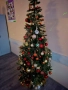Коледна PVC елха с пластмасова поставка - 180 см и 210 см. + Подарък, снимка 5