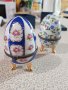 Декоративни порцеланови яйца - кутийка Limoges / Лимош - ръчна изработка - 2 бр., снимка 1 - Колекции - 27969255