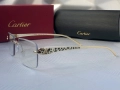 Cartier Мъжки слънчеви очила правоъгълни 3 цвята черни кафяви прозрачни, снимка 16