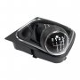 Топка с маншон за скоростен лост Automat, За VW GOLF V, VI, 6 скорости, Черен, снимка 1