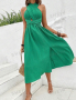 Зелена лятна рокля, снимка 1 - Рокли - 44872825