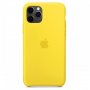 Силиконов кейс Silicone Case за Apple, За iPhone 11 (6.1), Жълт, снимка 1 - Калъфи, кейсове - 37814905