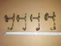 Стари красиви бронзови закачалки - 4 броя . Закачалка, снимка 4