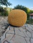 Плетен пуф, снимка 4