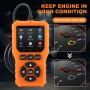 Full OBD2 EOBD автомобилен диагностичен кодочетец V529 , снимка 9
