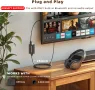 Безжични слушалки Holdsound за слушане на телевизия, USB удължителен кабел - предавател, снимка 7