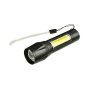 LED джобен фенер с фокус и акумулаторна батерия , снимка 3