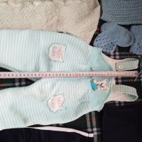 Ръчно плетени детски гащеризон и блуза / жилетка за момче за сезон есен-зима, снимка 8 - Детски пуловери и жилетки - 37595183
