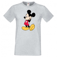 Мъжка тениска Mickey Mouse 10 Подарък,Изненада,Рожден ден, снимка 5 - Тениски - 36576565