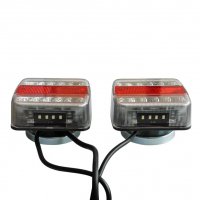 LED стопове с магнит комплект с окабеляване 12V, снимка 3 - Аксесоари и консумативи - 32400711