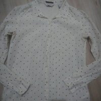 Бяла риза на точки Maison Scotch, снимка 1 - Ризи - 26974830
