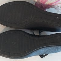 CLARKS черни, лачени – на платформа, № 40, снимка 10 - Дамски ежедневни обувки - 38148797