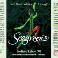 Seagreens Хранителна добавка с морски водорасли, Iodine Lite+ (90 капсули), снимка 6 - Хранителни добавки - 43119459