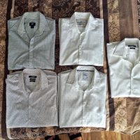 Стилни мъжки ризи | Slim fit M-размер, снимка 2 - Ризи - 43058423