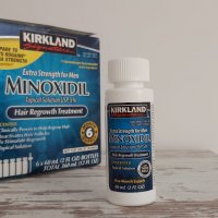 Kirkland Minoxidil 5%. Миноксидил. За коса и брада.Оригинален продукт., снимка 1 - Продукти за коса - 32753814