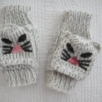 Детски ръкавици - 7-8 г., снимка 1 - Шапки, шалове и ръкавици - 43330234